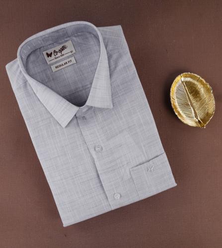 PL COTTON PLAIN SLUB READYMADE SHIRTS 42 FS